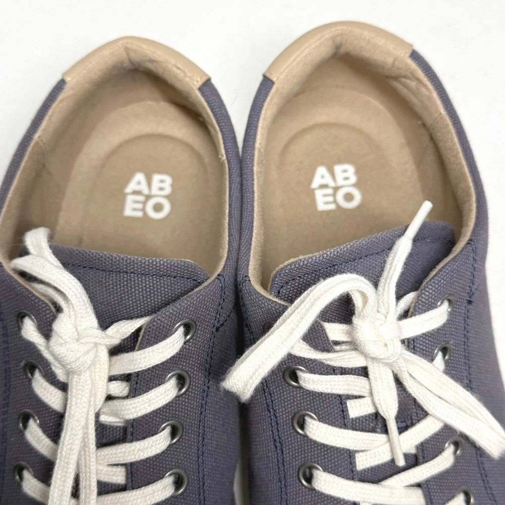 ABEO Encore Lace Navy Blue Textile Sneakers‎ Womens 10 Neutral Low Top Shoes